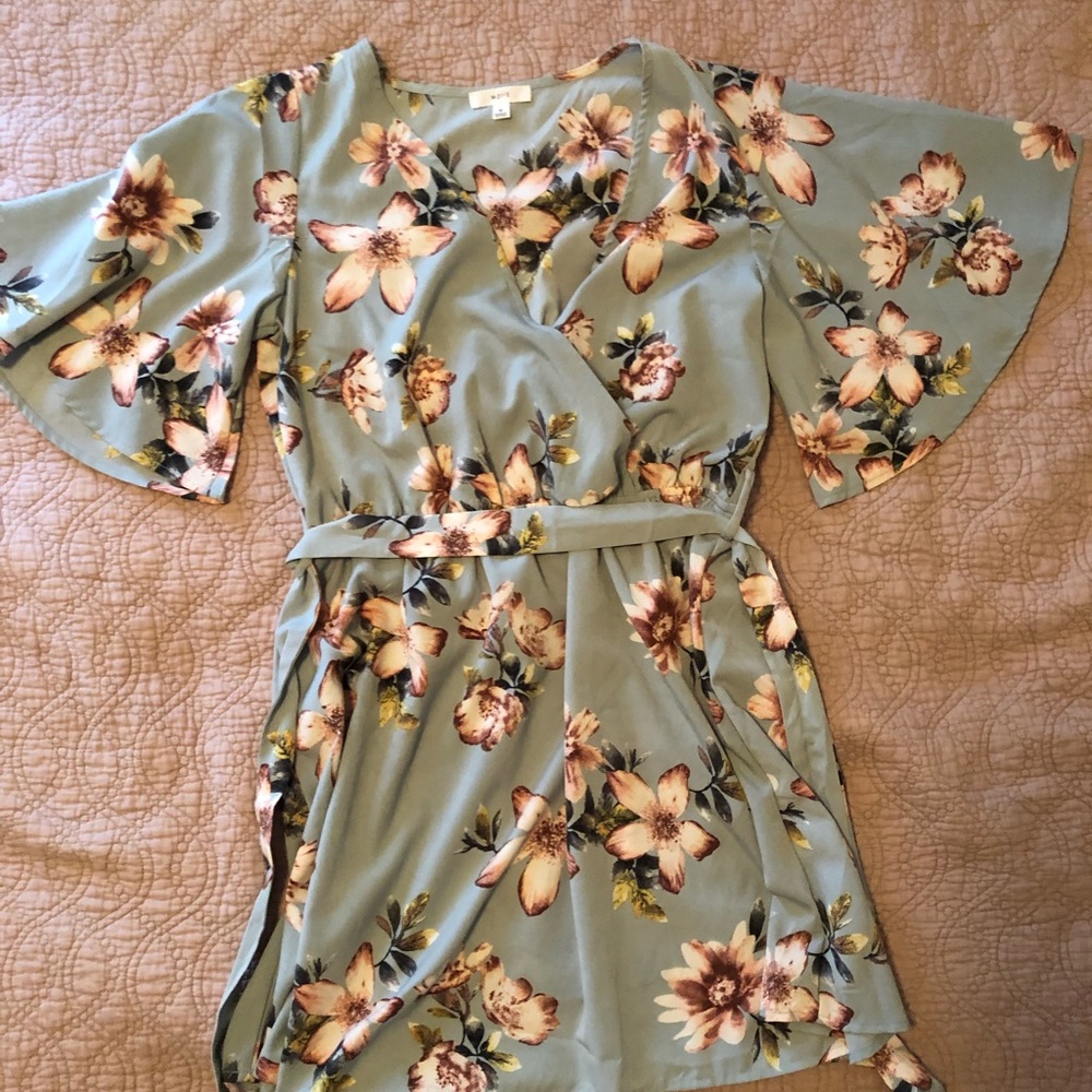 Floral Tie Back Dress